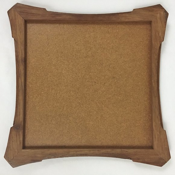 VTG Fruit Basket Tile Wood Trivet Decor - Picture 7 of 10